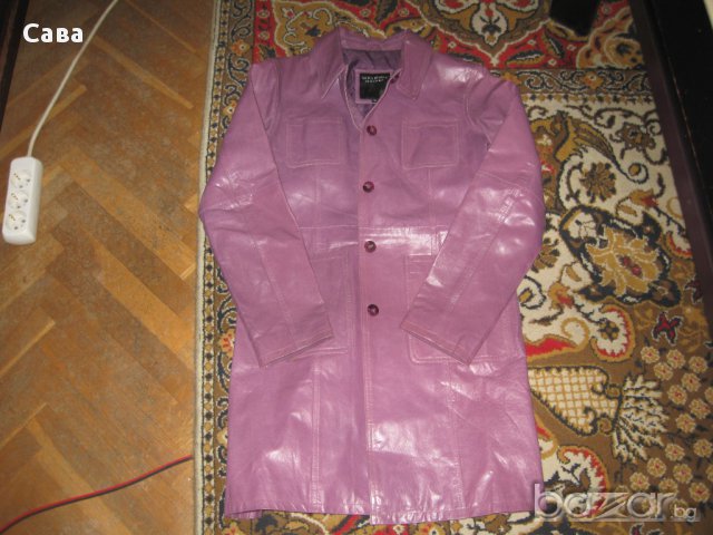 Кожен тренч Vero Moda  размер м, снимка 2 - Палта, манта - 15564159