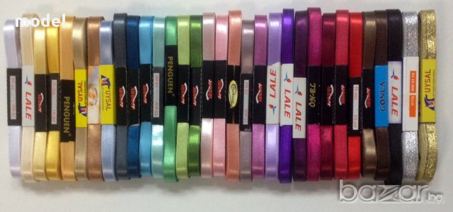 Сатенена лента-двойно сатенирана, снимка 2 - Други - 12553460