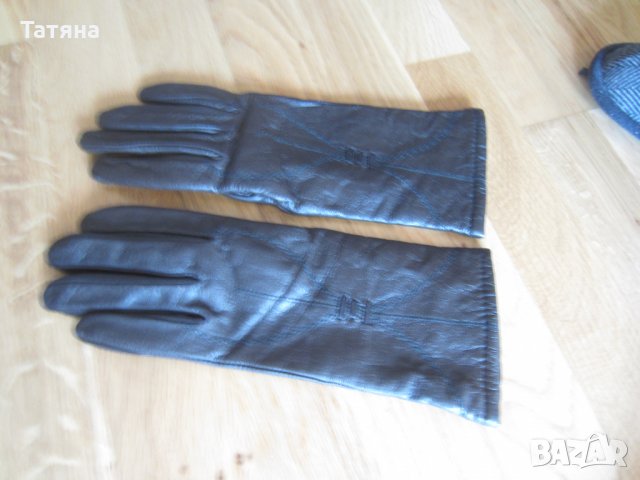 Ръкажици - ест. кожа, снимка 3 - Шапки - 23854250