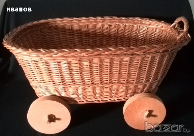 Винтидж голяма количка, снимка 4 - Антикварни и старинни предмети - 14386333