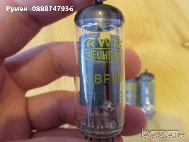 Радио лампа, радио лампи - UBF89  ( RWN NEUHAUS  ) - GERMANY, снимка 4 - Аудиосистеми - 12136228
