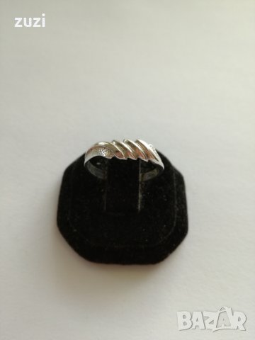 Сребърен изчистен пръстен  - сребро проба 925, снимка 1 - Пръстени - 23057148