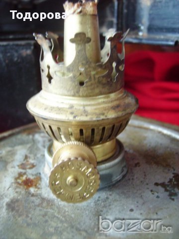 Старинен немски железничарски фенер с емайлиран рефлектор., снимка 6 - Антикварни и старинни предмети - 16632176