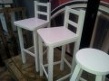 Бар столове с облегалка, снимка 3