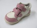 Спортни обувки естествена кожа Чипо бяло/розово, снимка 3