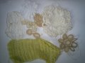 ръчно плетени дантели за пришиване към дънки или блузи