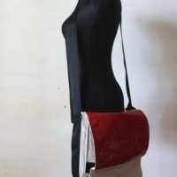 чанта червена лак synlab suisse 0186, снимка 1 - Чанти - 23501514