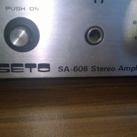seto sa-606-stereo amplifier 180w-внос швеицария, снимка 12 - Ресийвъри, усилватели, смесителни пултове - 8017451