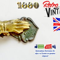 Викторианска щипка за книги 1880г, снимка 2 - Антикварни и старинни предмети - 23272271