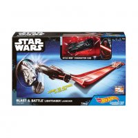 Комплект изстрелвачка HOT WHEELS  и количка STAR WARS, снимка 5 - Коли, камиони, мотори, писти - 23569761