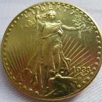 Монета САЩ - "Double eagle" 1933 г., снимка 1 - Нумизматика и бонистика - 18659507
