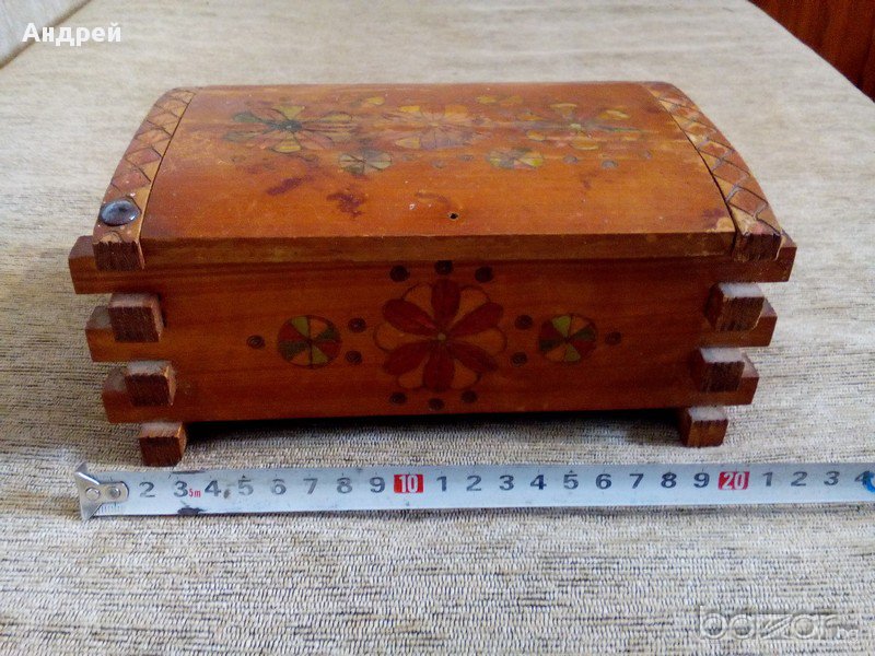 Стара кутия за бижута, снимка 1