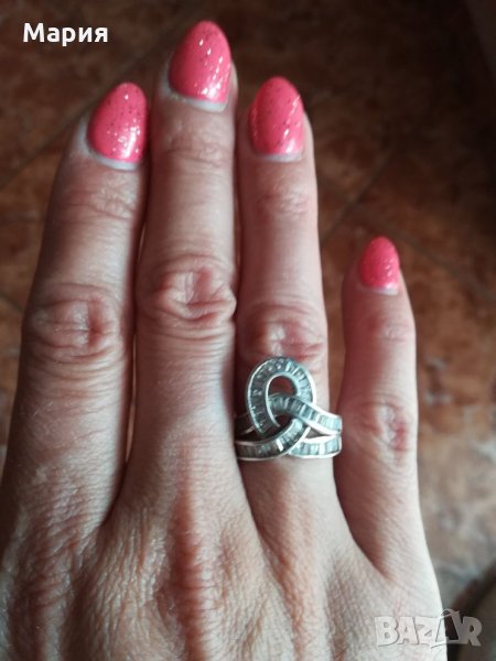 Пръстен от сребро проба 925 , снимка 1