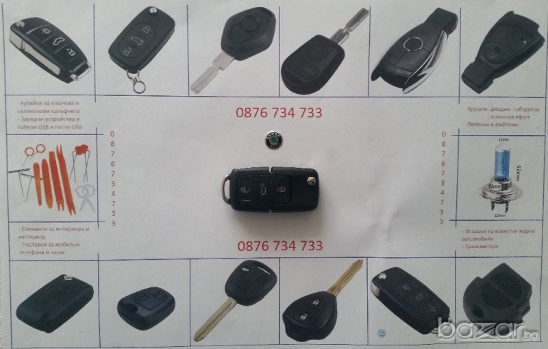 Кутийка за ключ на Шкода 3 бутона, снимка 1