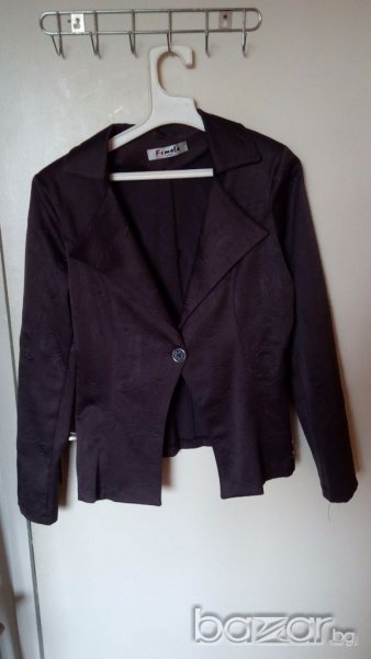 Тъмно кафяво сако, снимка 1