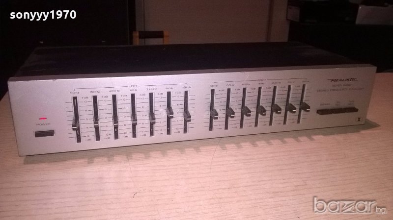realistic stereo equalizer-внос франция, снимка 1