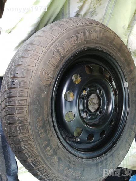 continental-ford escord-гума с джанта, снимка 1