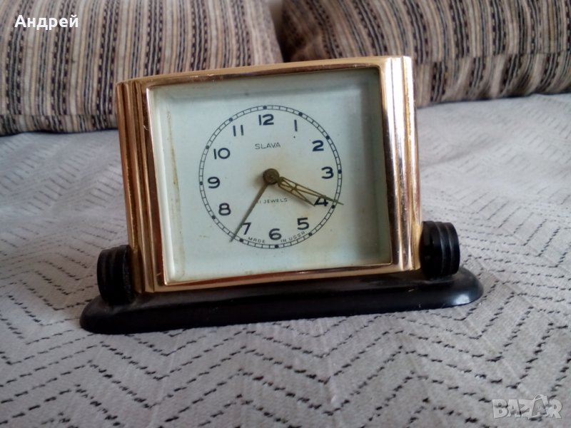 Настолен часовник,будилник СЛАВА,SLAVA #3, снимка 1
