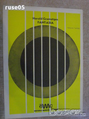 Книга "FANTASIA - Harold Gramatges" - 5 стр.
