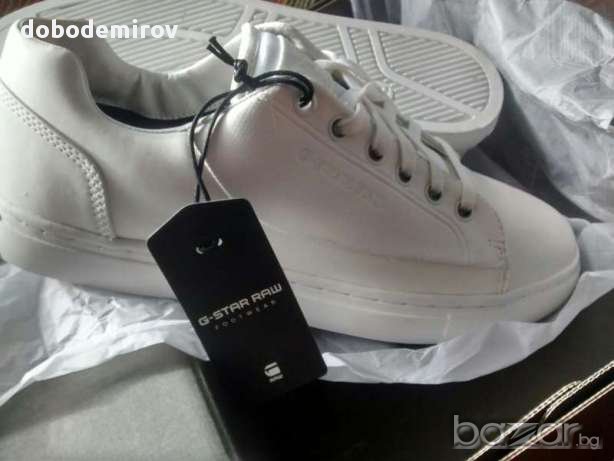Нови бели кожени спортни обувки G Star Thec, оригинал  , снимка 1