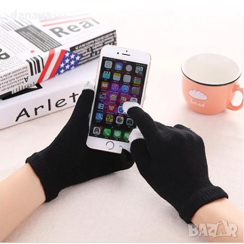 582 Топли ръкавици с тъчскрийн функция Touch Screen ръкавици различни цветове, снимка 1 - Шапки - 23192630