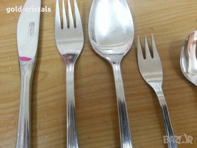 Български прибори за хранене петко денев Габрово Перла , снимка 3 - Антикварни и старинни предмети - 20483363
