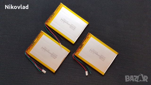 Батерия 3.7v 3800mAh Li-Ion 90x70x3mm, снимка 1 - Оригинални батерии - 22654912