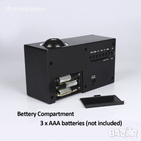 3605 часовник с проекция и активиране чрез пляскане на ръце, снимка 5 - Други стоки за дома - 23528061