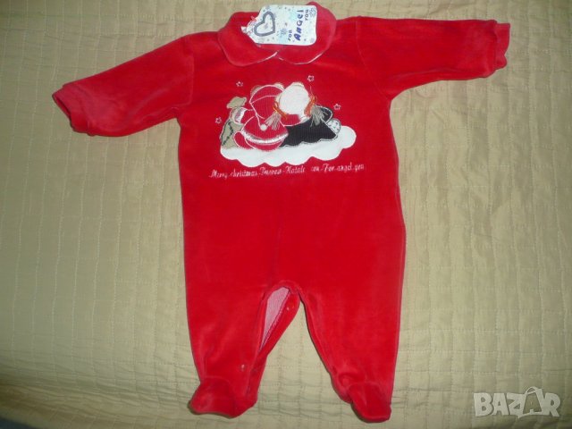 НОВО с етикет новогодишно боди за 3-6 мес. момиче
