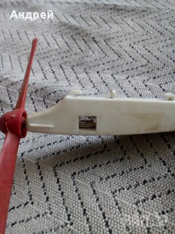 Стара играчка,самолет, снимка 7 - Антикварни и старинни предмети - 23267460