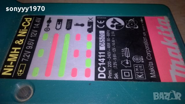 makita charger battery-внос швеция, снимка 3 - Винтоверти - 25398756