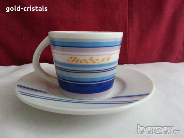 чашка неделя за колекция , снимка 4 - Колекции - 20074557