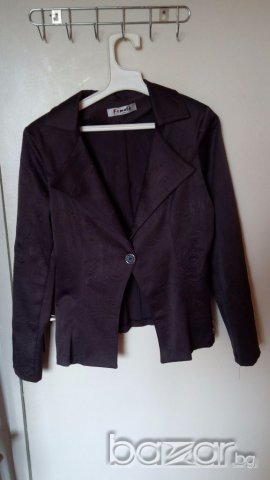 Тъмно кафяво сако, снимка 1