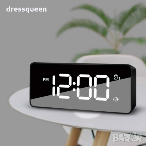 2214 Настолен огледален часовник, снимка 3 - Декорация за дома - 25072884