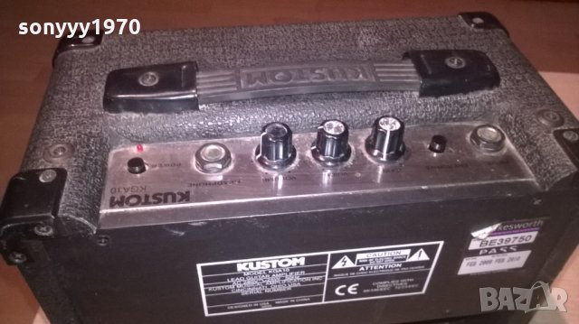 kustom kga10-lead guitar amplifier-внос швеицария, снимка 6 - Китари - 24641994