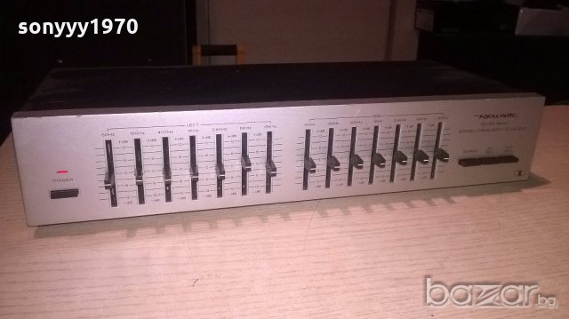 realistic stereo equalizer-внос франция