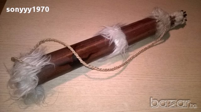 Стрели комплект с кобур от бамбук-58см-внос швеицария, снимка 9 - Антикварни и старинни предмети - 17103527