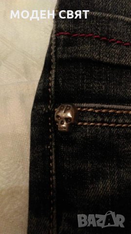 Дамски дънки PHILIPP PLEIN, снимка 2 - Дънки - 22795912