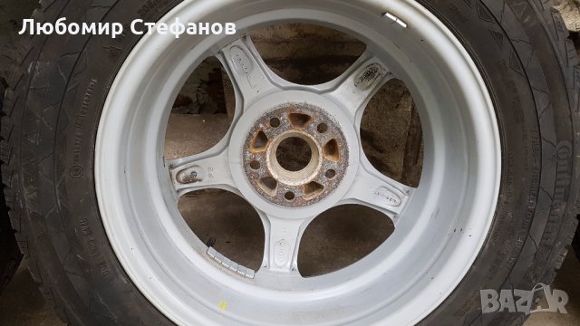 4 броя алуминиеви джанти за бус 5х112 с гуми 205/65/16, снимка 9 - Гуми и джанти - 23903818