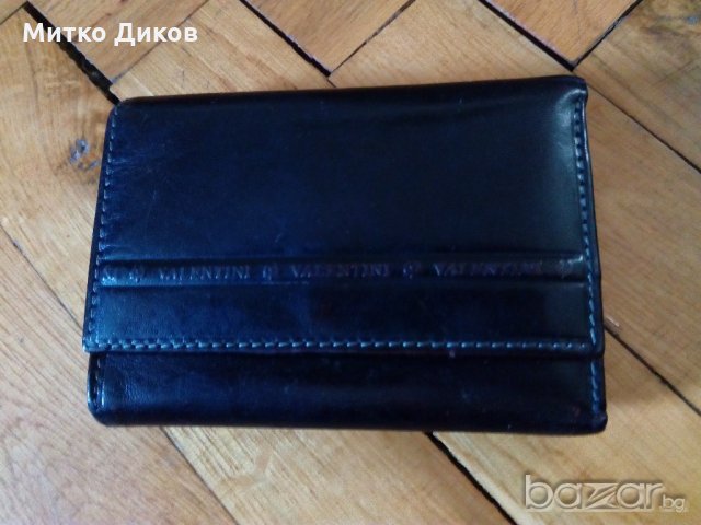 Портфейл естествена кожа женски Валентини