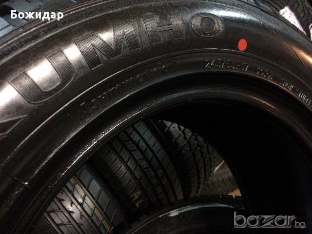 гуми 245/55/17 KUMHO, снимка 4 - Гуми и джанти - 16666714