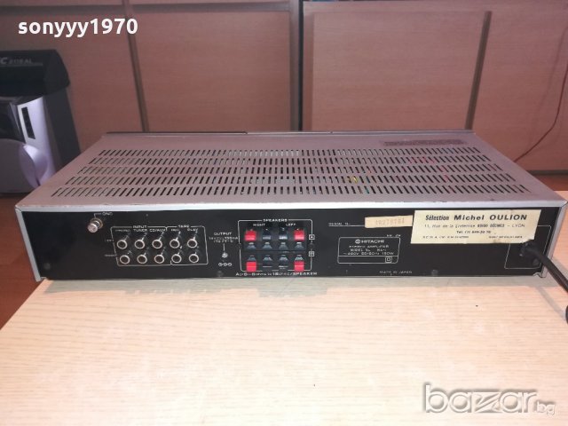 hitachi ha-1 amplifier-made in japan-внос франция, снимка 18 - Ресийвъри, усилватели, смесителни пултове - 20834647