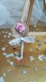 Сватбена бутониера за ревер Ембърли, снимка 1 - Сватбени аксесоари - 21060938