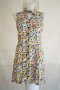 Многоцветна къса лятна рокля - XS, снимка 2