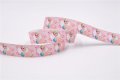 етикети лента розова Замръзналото Кралство Елза frozen ширит плат за пришиване, снимка 1 - Други - 16942517