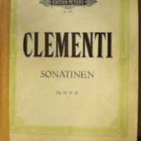 Clementi sonatinen for pianoforte solo op 36,37,38 , снимка 1 - Други - 21595728