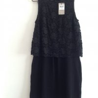 Нова черна рокля с дантела, снимка 6 - Рокли - 22678551