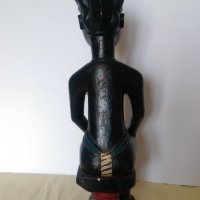Стара фигура Бауле, снимка 3 - Антикварни и старинни предмети - 22453394