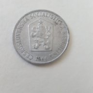 Монета От 10 Чехословашки Хелера От 1966г. / 1966 10 Czechoslovakia Hellers Coin KM# 49.1, снимка 3 - Нумизматика и бонистика - 15673104