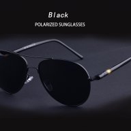 Слънчеви Очила Aviator (BLACK), снимка 2 - Слънчеви и диоптрични очила - 8495405